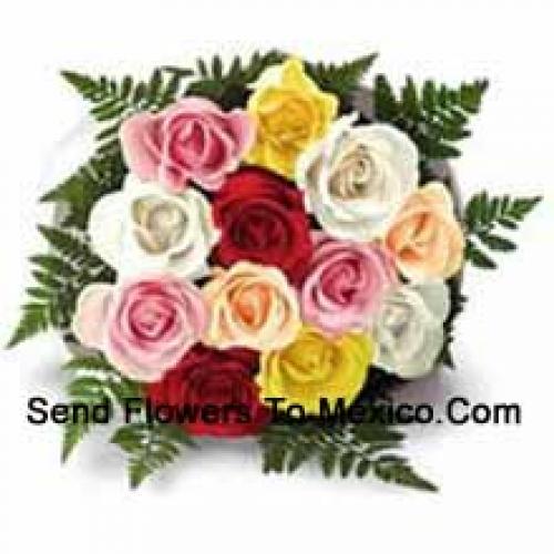 Sweet Dozen Mixed Roses