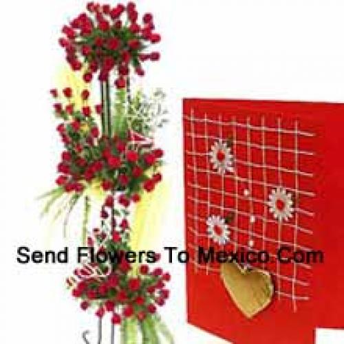 400 Super Red Roses Arrangement