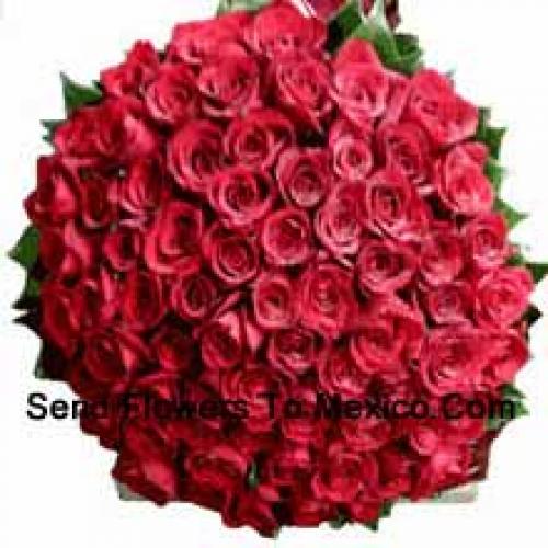 100 Elegant Red Roses